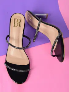 Bella Rosa Embellished Block Heels