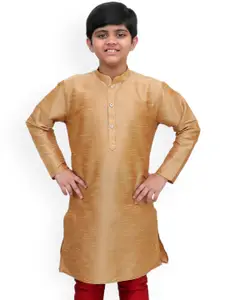 BAESD Boys Mandarin Collar Long Sleeves Straight Kurta