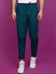 V-Mart Men Cotton Mid Rise Track Pant