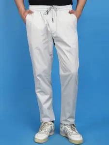 V-Mart Men Mid Rise Cotton Twill Track Pants
