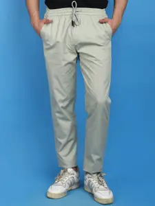 V-Mart Men Cotton Twill Mid Rise Track Pants