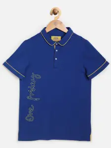 One Friday Boys Polo Collar Cotton T-shirt