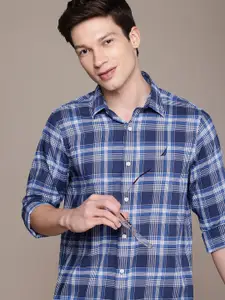 Nautica Classic Opaque Checked Casual Shirt