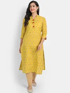 SUTI Ethnic Motifs Printed Straight Kurta