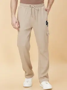 Being Human Men Mid-Rise Track Pants