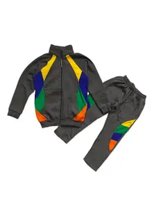 BAESD Boys Colorblocked Long Sleeves Zip-Up Tracksuits