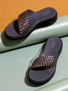 Inc 5 Textured Open Toe Comfort Sandals