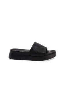 ERIDANI No Back Strap Open Toe Flats
