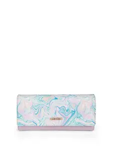 Metro Women Abstract Printed Two Fold Wallet