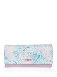 Metro Women Abstract Printed Two Fold Wallet