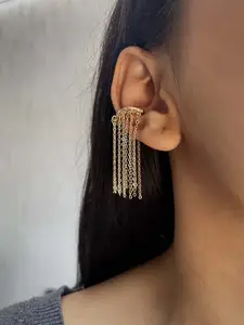 ISHKAARA Gold-Plated Circular Ear Cuff