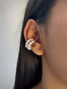 ISHKAARA Gold-Plated Circular Ear Cuff