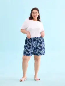 Go Colors Women Printed Lounge Shorts