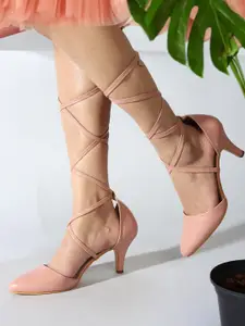 Carlton London Pointed Toe Kitten Heeled Pumps