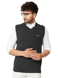 KVETOO V-Neck Acrylic Sweater Vest