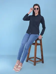 Crimsoune Club Classic Slim Fit Casual Shirt