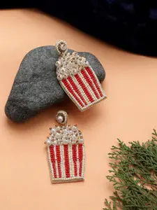Mali Fionna Alloy Quirky Beaded Studs Earrings