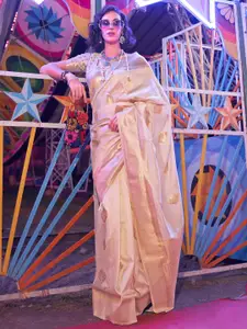 Mitera Woven Design Zari Banarasi Saree