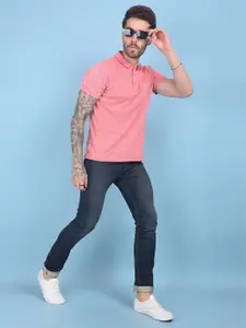 Crimsoune Club Polo Collar Cotton Slim Fit T-shirt