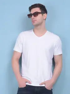 Crimsoune Club V-Neck Short Sleeves Slim Fit T-shirt