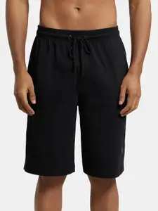 Jockey Combed Cotton Rich Shorts with Side Pockets-9426