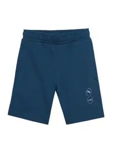 one8 x PUMA Boys Mid Rise Cotton Shorts