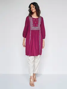 Global Desi Printed A-line Kurti