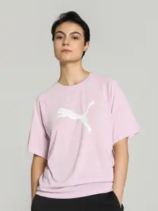 Puma EVOSTRIPE Graphic Logo Printed Relaxed Fit T-Shirt