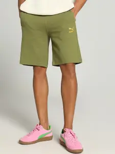 Puma Classics Elevated Men Cotton Slim-Fit Sports Shorts