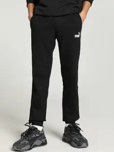 Puma ESS Men Brand Logo Printed Cotton Slim-Fit Track Pants