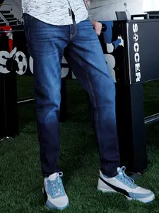 Campus Sutra Men Smart Clean Look Light Fade Cotton Jeans