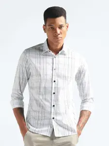 Flying Machine Slim Fit Checked Casual Shirt