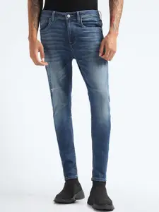 Flying Machine Men Mid Rise Skinny Fit Heavy Fade Stretchable Jeans