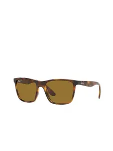 Ray-Ban Men Wayfarer Sunglasses with Polarised and UV Protected Lens