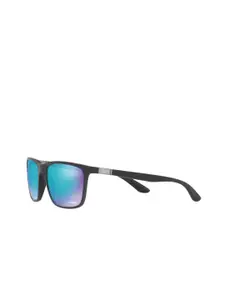 Ray-Ban Men Wayfarer Sunglasses with Polarised and UV Protected Lens