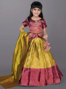 BAESD Girls Ready to Wear Lehenga & Blouse With Dupatta