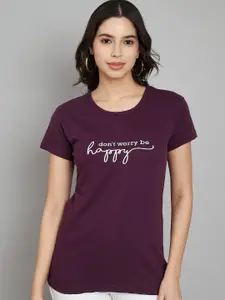 Trend Level Women Typography Printed T-shirt