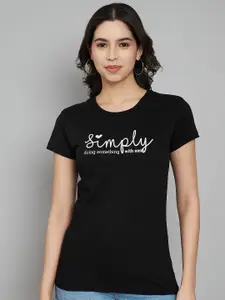 Trend Level Women Typography Printed T-shirt