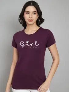 Trend Level Women Typography Printed T-shirt