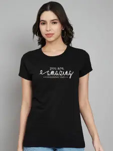 Trend Level Women Typography Printed T-shirt