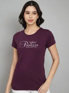 Trend Level Women Typography Printed T-shirt