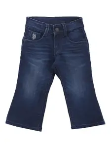 U.S. Polo Assn. Kids Boys Classic Bootcut Light Fade Stretchable Jeans