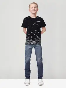 Gini and Jony Boys Printed Applique T-shirt