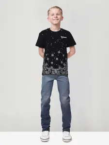 Gini and Jony Boys Printed Applique T-shirt