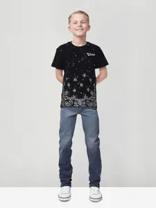 Gini and Jony Boys Printed Applique T-shirt