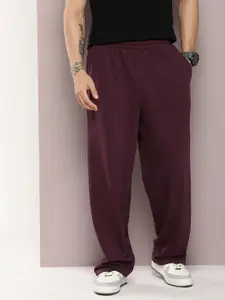DILLINGER Men Solid Relaxed Fit Track Pants