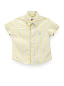 U.S. Polo Assn. Kids Boys Striped Classic Casual Shirt