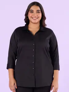 Big Hello - The Plus Life Regular Fit Cotton Casual Shirt