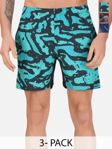 NEVER LOSE Men Printed Sports Shorts