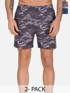 NEVER LOSE Men Printed Shorts